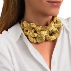 Zaza XXL choker necklace - gold